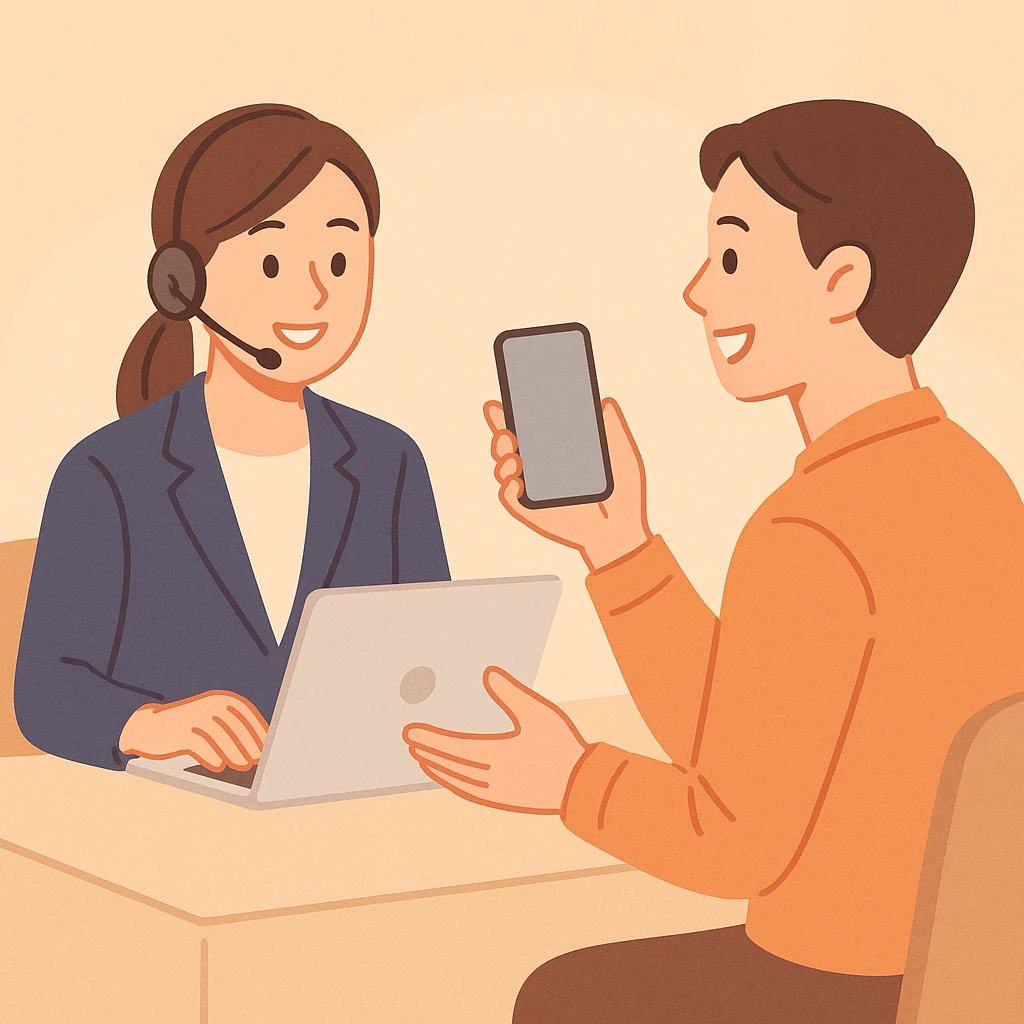 김해 기기변경 진행 참고 이미지