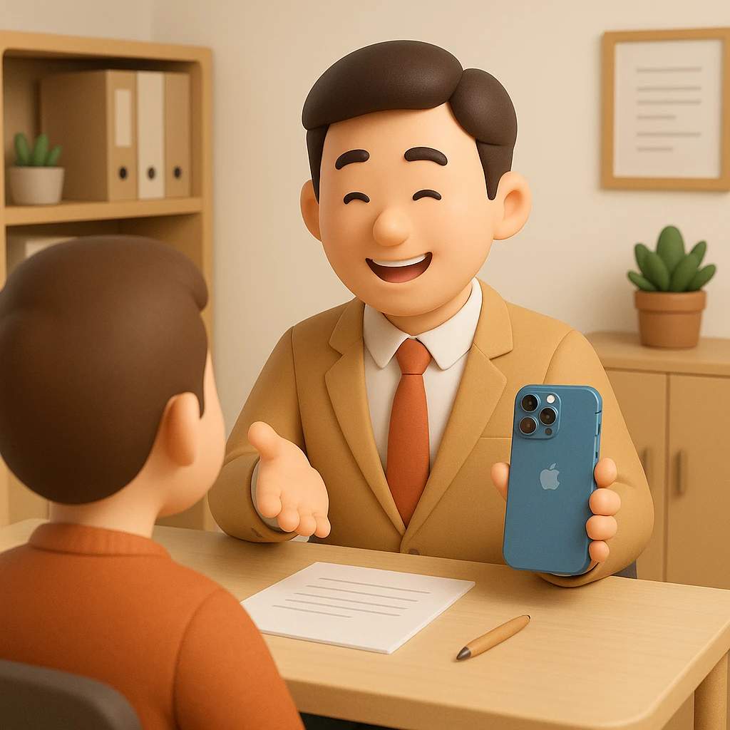 경주 아이폰 폰테크 진행 참고 이미지